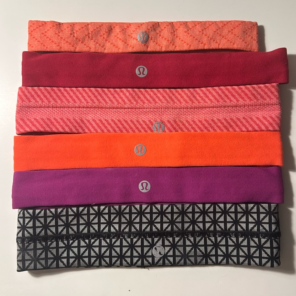 ~6 pack lululemon headbands~
